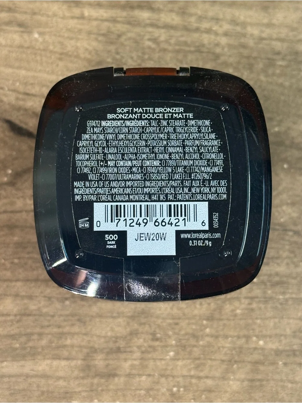 (4) NIB L’Oreal Paris Infallible 24HR Fresh Wear Bronzer Waterproof Dark 500